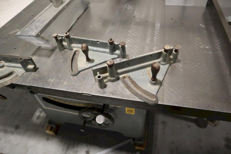 Tannewitz XJS Sliding Table Saw with 0-45 Degree Blade Tilt, 16" Blade and Accessories- Auction Item