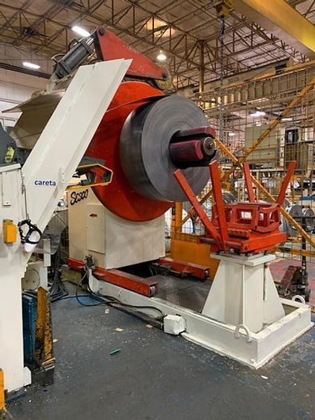 30,000 X 30" X .156" SESCO/CHS SERVO COIL FEED LINE. STOCK # 0956020