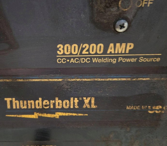 MILLER THUNDERBOLT XL 300 ARC WELDER USED 200/300 AMP POWER SOURCE