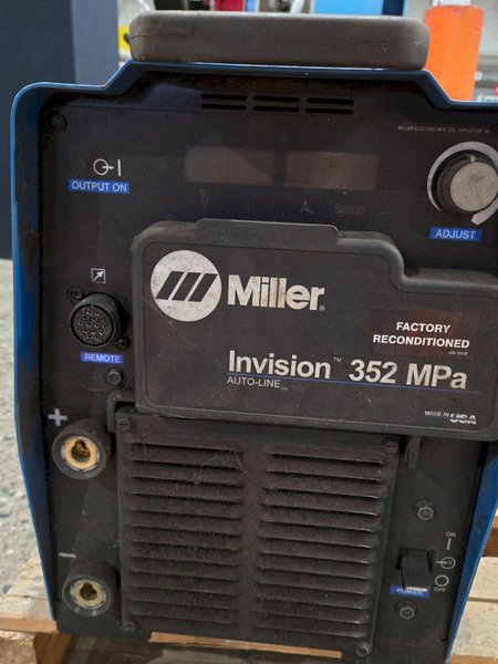 MILLER INVISION 352 MPA MIG WELDER USED