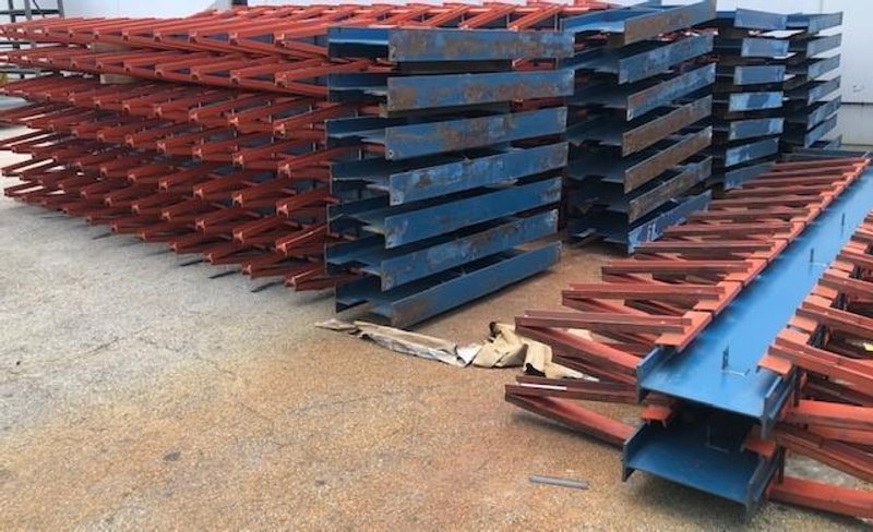 Double Sided Cantilever Rack 18'H 24" Arms