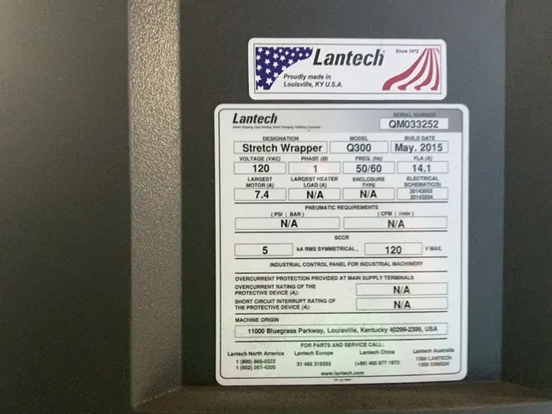 LANTECH 65" DIAMETER STRETCH WRAPPER  -  Q300