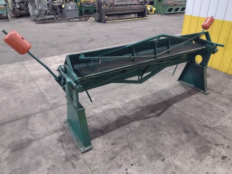 8&#039; x 16 GAUGE TENNSMITH MODEL #HB97-16 MANUAL HAND APRON BENDING BRAKE: YOBRO #24388