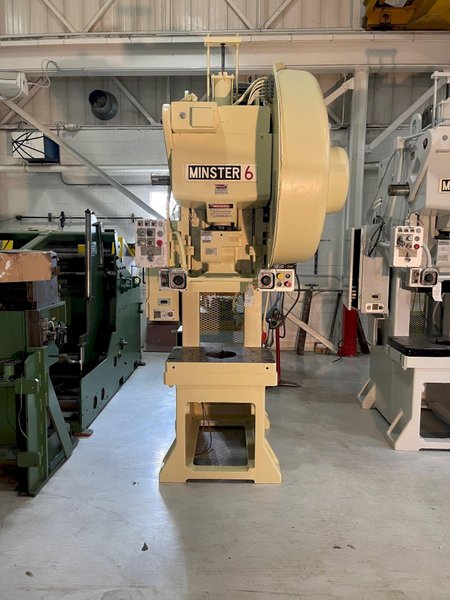 60 ton Minster #6SS OBS Flywheel Press, New 1995