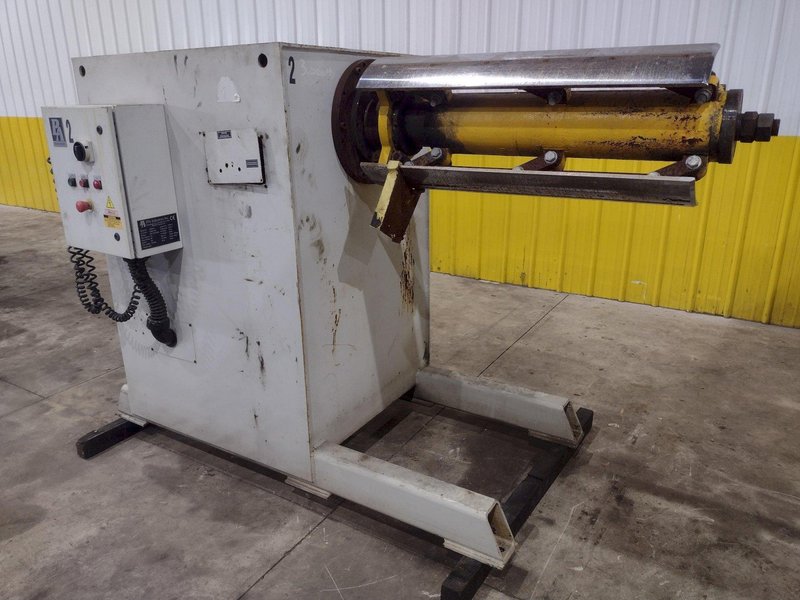 10,000 LB X 36” PA INDUSTRIES MODEL #SRH10K-36 PULL-OFF UNCOILER COIL REEL, NEW 2019: STOCK #22958