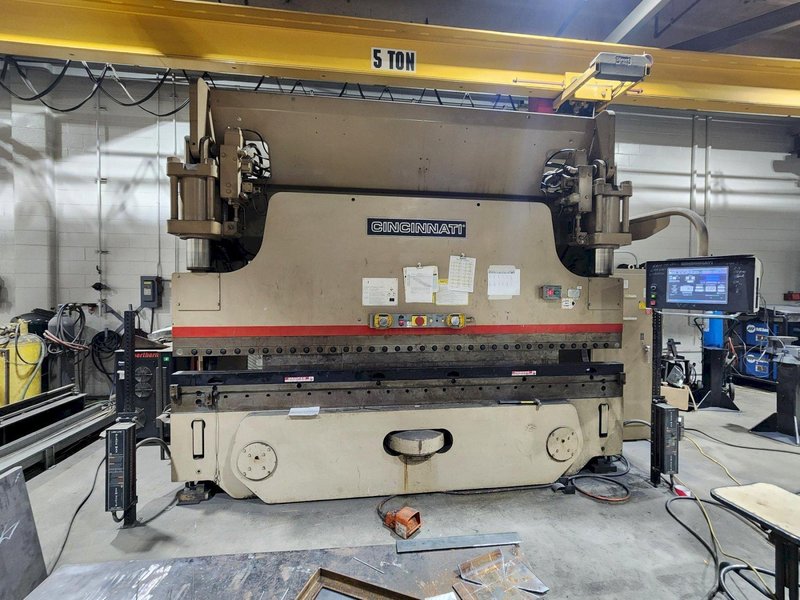 175 ton x 12′ Cincinnati 175AFX10 Autoform CNC Press Brake, 1998 – w/2012 control upgrade
