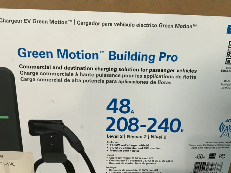 EATON 48 AMPS GREEN MOTION BUILDING PRO EV CHARGER   -  GMEV48CMC1-WE
