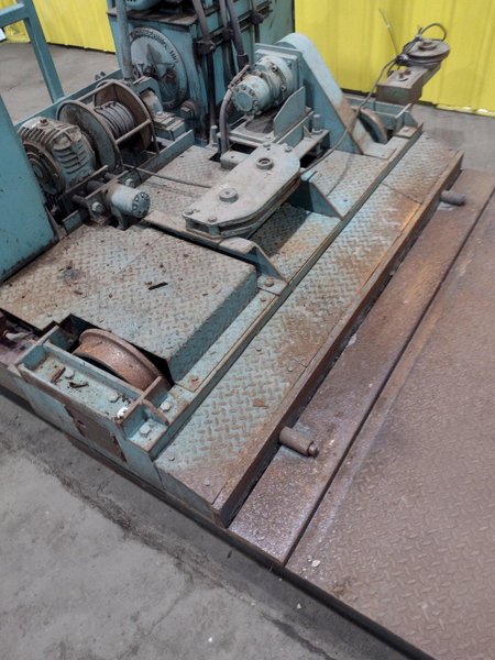 STAR ENGINEERING MODEL #S-3-7 HYDRAULIC POWERED RAIL TRANSFER CART WITH WINCH: STOCK #18491