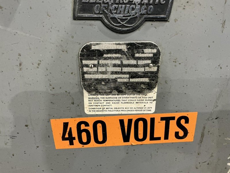 ELECTO-MATIC DEMAGNETIZER MACHINE: YOBRO #24804