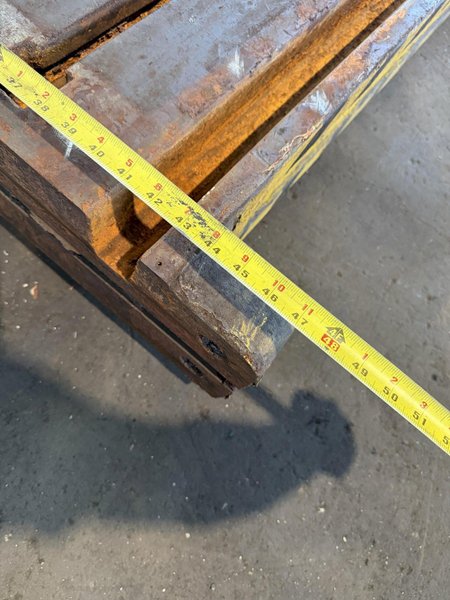 54" X 42" CARLTON RADIAL ARM DRILL KICKER BASE. STOCK # 0541726