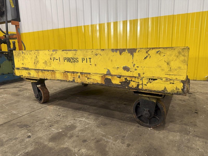 42" X 72" HEAVTY DUTY ROLLING CART ON STEEL CASTERS: YOBRO #25443
