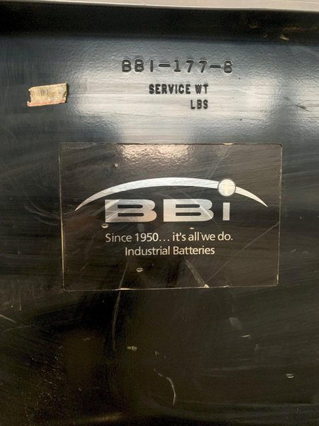 4,450 LB. MITSUBISHI MODEL FBC25N-AC ELECTRIC FORKLIFT. STOCK # 1162923.