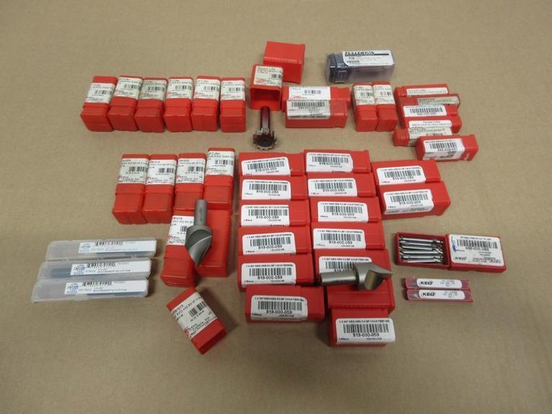 KEO Keyseat Cutters Assorted Sizes, 60 Deg Countersinks, #2 Center Drills, ***All New In Packaging!! ***- Auction Item