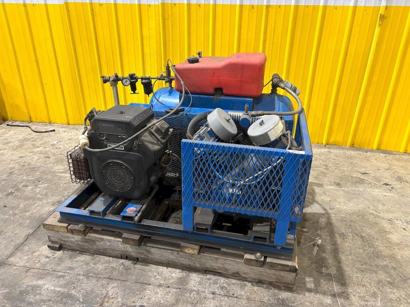 EMGLO PORTABLE AIR COMPRESSOR WITH KOHLER GAS POWERED ENGINE: YOBRO #24254