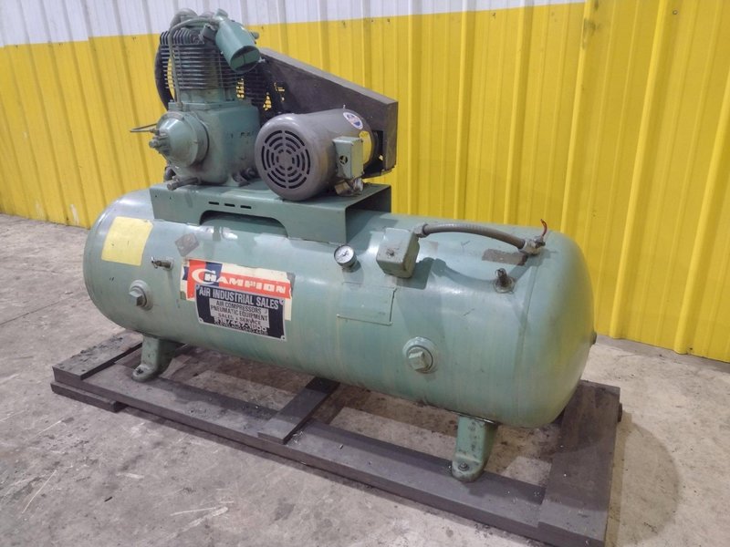 5 HP CHAMPION MODEL #HR5-8 SINGLE STAGE AIR COMPRESSOR: YOBRO #24823