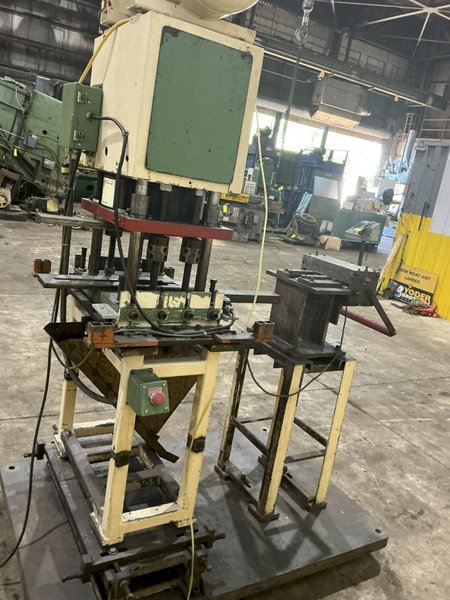 12 TON PNEUPOWR AIRAM MODEL #4P12 PNEUMATIC PRESS 3” STROKE: YOBRO #24856