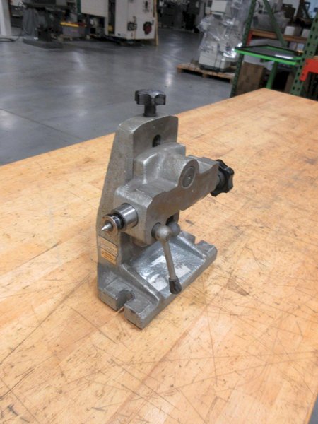 WZK180 Adjustable Height T-Slot Mount Tailstock with #2 Morse Taper Center- Auction Item