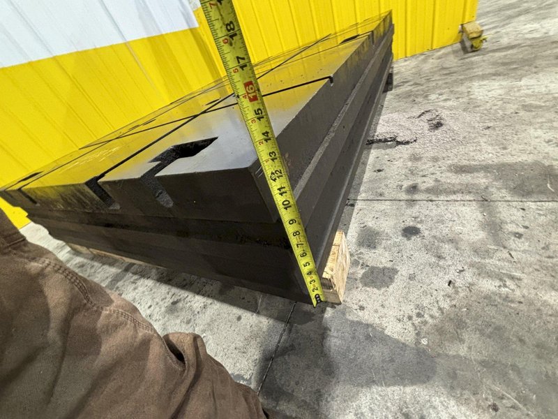 60&quot; X 90.5&quot; X 13&quot; T SLOTTED FLOOR PLATE: STOCK 11835