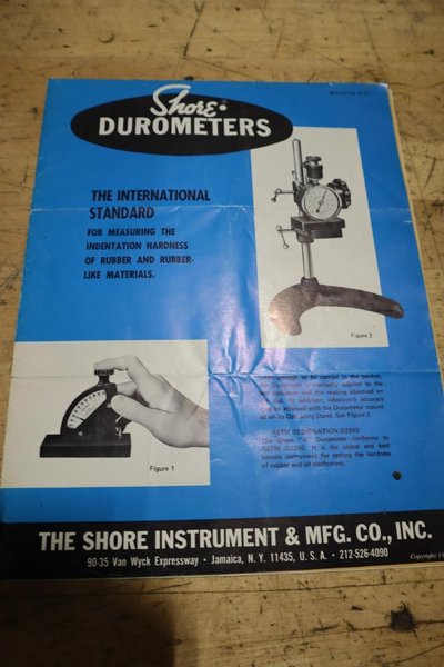 Shore and PTC Durometers Hardness Testers- Auction Item