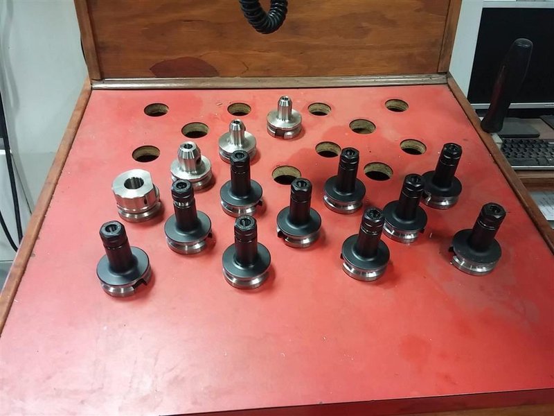 Haas VF-8 VMC, 1996- USB Upgrade, 4th Axis Wired, Tooling