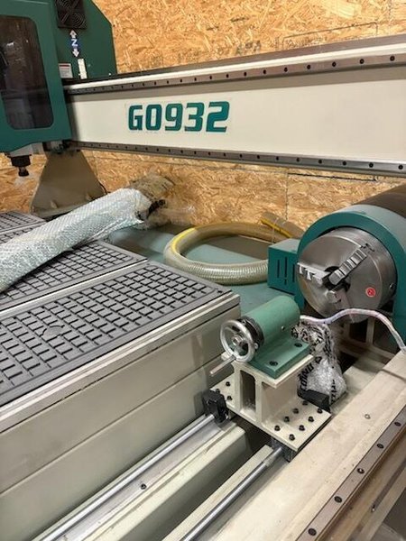4′ x 8′ Grizzly G0932 CNC Router, 2025 – 4 HP HSD Spindle, 4th Axis Rotary, Vacuum Table