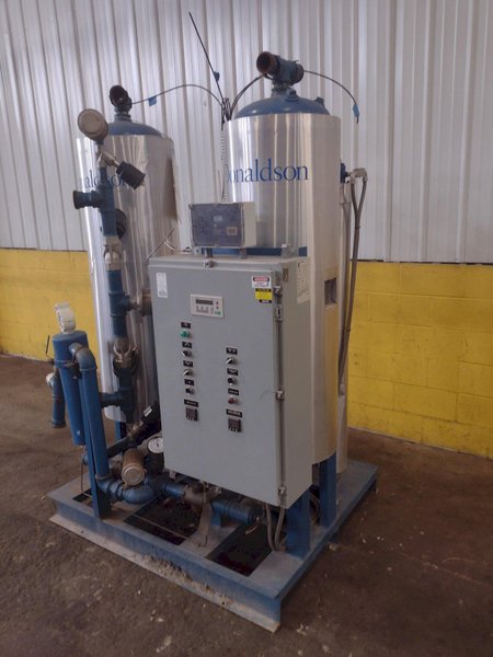 500 SCFM DONALDSON MODEL #AEHD-500 HEATED REGENERATIVE DESICCANT DRYER: STOCK 15154