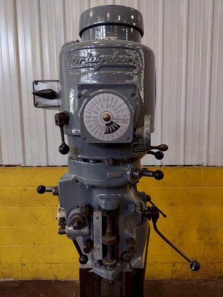 1.5 HP BRIDGEPORT RAM TYPE VERTICAL MILL: STOCK #18811