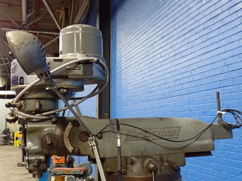 BRIDGEPORT 32" X 9" VERTICAL MILL  -  07277