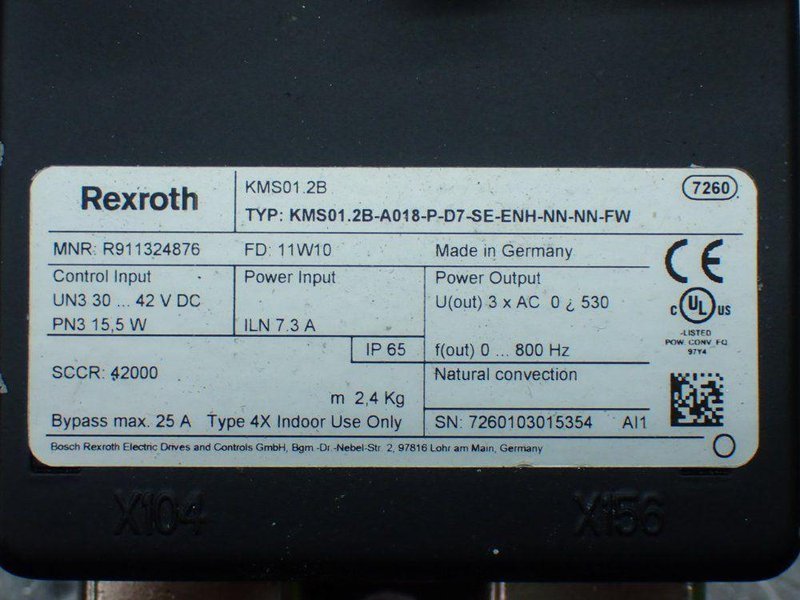 REXROTH SERCOS ENCODER INTERFACE  -  R911324876