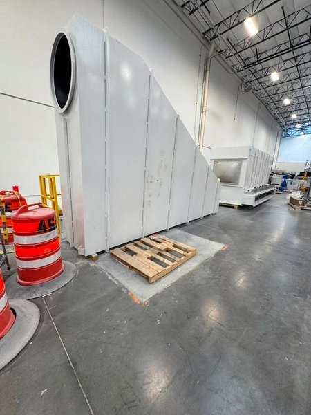 20,000 CFM Industrial Dust Collector – 2023 S.P. Hastings – 125 HP – Never Used Air Filtration Unit