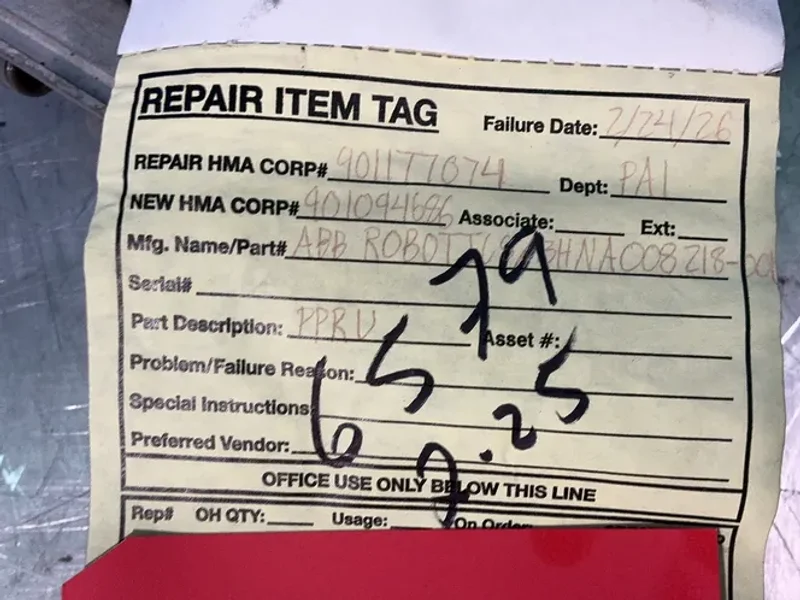 ABB Robotic Valve Controller - 3hna007022-001