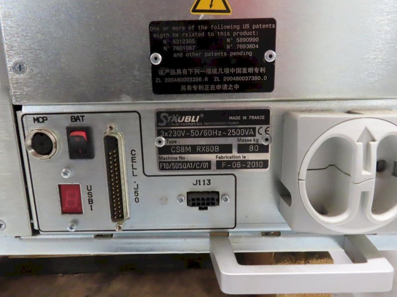 Staubli Unimation RX60B 6-Axis Articulating Robot (New 2002) with CS8M Control Unit (New 2010) and Pendant Control- Auction Item