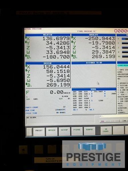 Boring Mills Horizontal Floor Type CNC