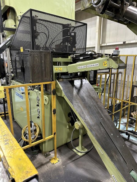 220 TON AIDA #NCI-200(2) PRESS LINE, COMPLETE WITH CWP SPACE-SAVER COIL FEED LINE: STOCK #22209