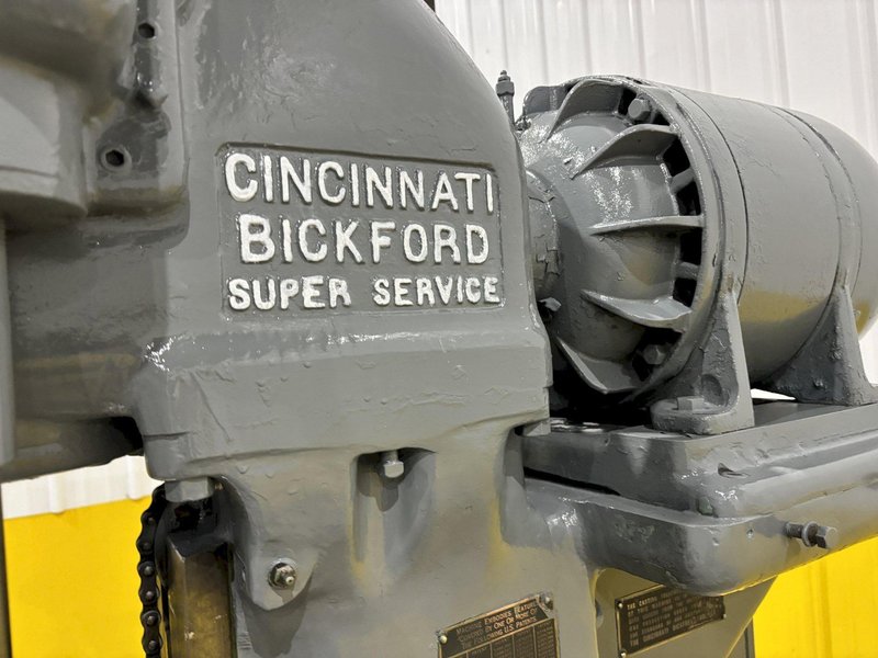21" CINCINNATI BICKFORD #21 SUPER SERVICE SINGLE SPINDLE DRILL PRESS: STOCK #19038