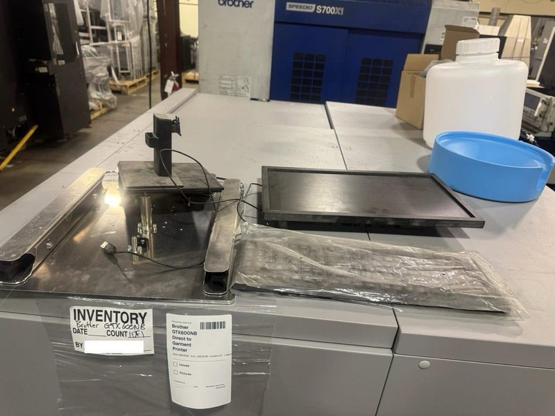 Brother GTX600NB DTG Garment Printer, 2024 – Industrial 24″ x 24″ Direct-to-Garment Printing