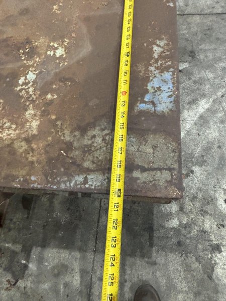 20,000 LBS (10 TON) x 120&quot; x 60&quot; STEEL WITH HARD TIRE TRANSFER CART CAR: STOCK #23237