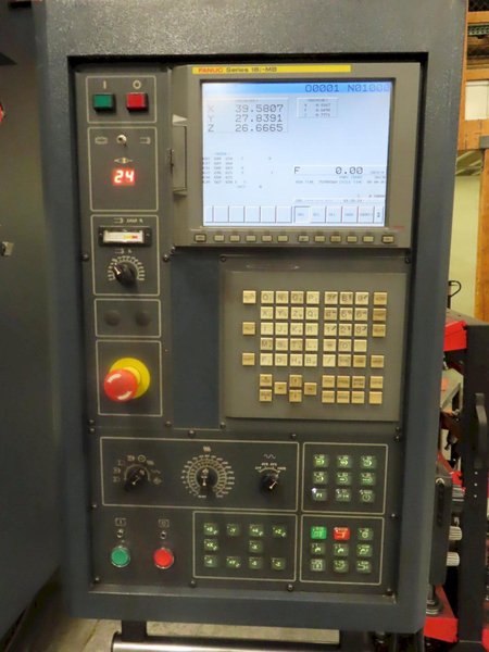 Johnford DMC-2100H Bridge Type CNC Vertical Machining Center with Fanuc 18i-MB, Renishaw Probing, 40 ATC, LESS THAN 8500 CUTTING HOURS