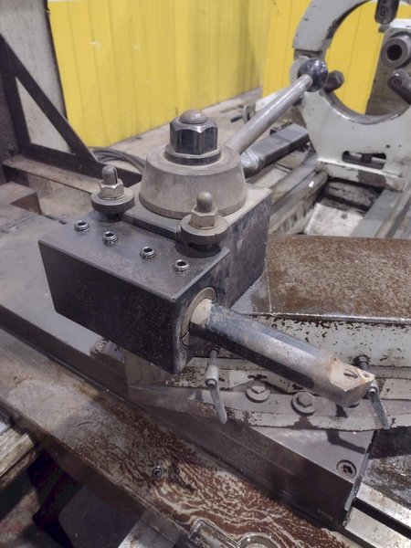 35" x 120" WILLIS MODEL #PK35 HOLLOW SPINDLE ENGINE LATHE 10" HOLE: YOBRO #24547