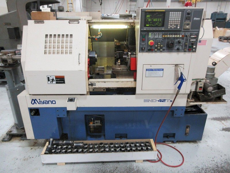 Miyano BND-42T5 CNC Turning Center with Fanuc Control, (2) Turrets- Auction Item