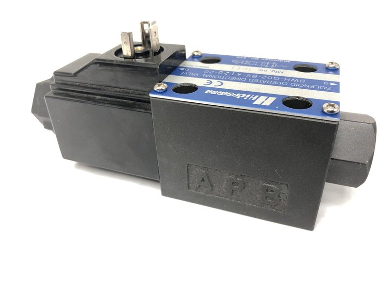 HIDRAMAN HYDRAULIC SOLENOID OPERATED DIRECTIONAL VALVE SWH-G02-B2-A120-20: STOCK #14405