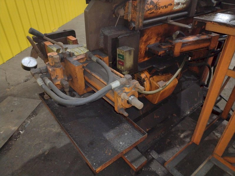 3" HUTH MODEL #2007 HYDRAULIC RAM TYPE TUBE BENDER &amp; END FORMER: STOCK #19709