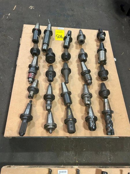 275 CAT 50 TAPER MILLING TOOLS &amp; TOOL HOLDERS: STOCK #22998