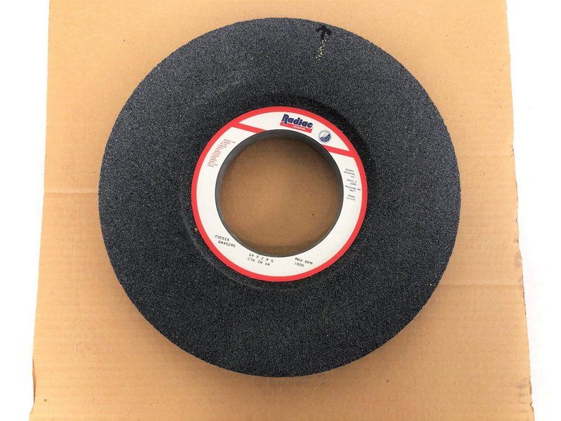 14&quot; x 2&quot; x 5&quot; RADIAC ABRASIVES GRINDING WHEEL: STOCK #14562