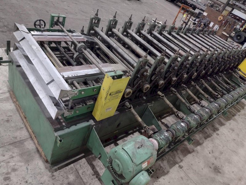 14 STAND X 3.5&quot; X 50&quot; ASC DOUBLE DECK DUAL HEIGHT PANEL ROLLFORMER: STOCK #14732