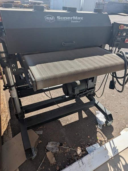 36″ SuperMax SuperBrush 36×2 Dual-Brush Sander, 2021