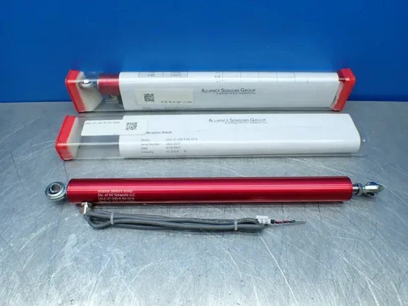 ALLIANCE SENSORS GROUP 2 LINEAR VARIABLE INDUCTIVE TRANSDUCER POSITION SENSORS  -  LRLE-27-200-R-00-10-A