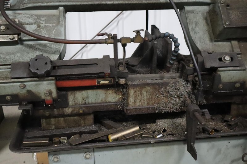 Enco 7" x 12" Horizontal Band Saw, 3/4" Blade, Portable on Wheels- Auction Item