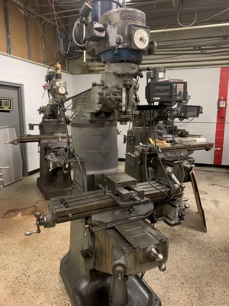 Bridgeport Variable Speed Vertical Mill, S/N 12BR-121467.