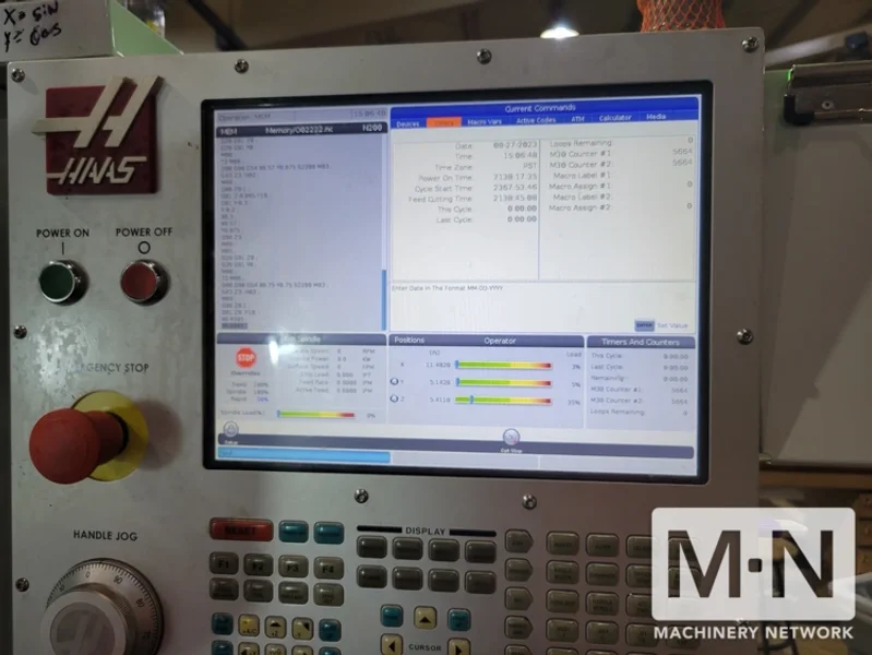 HAAS VF-2 CNC Vertical Machining Center, 2019 - Low Hours! &amp; Loading Included